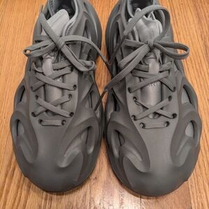 Adidas Adifom Q Shoes Kids size 4.5 US gray